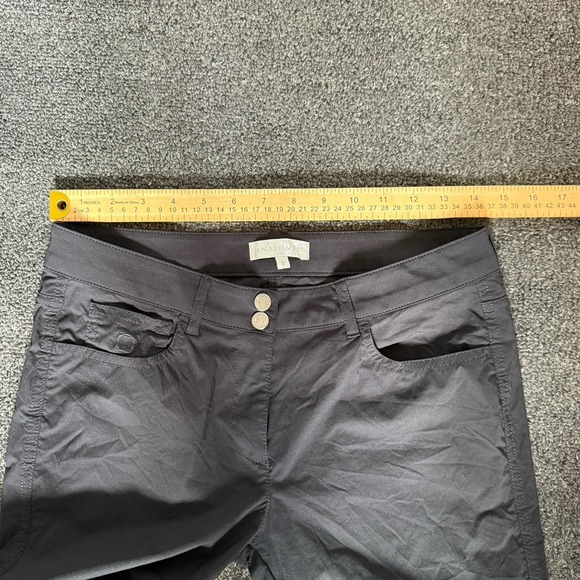 Anatomie Luisa Black Womens Athletic Travel Lifestyle Pants Size Small Slim - Picture 7 of 9